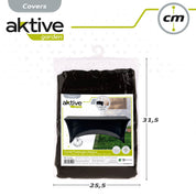 Capa elástica preta para mesa retangular de 180 cm Aktive - 61548