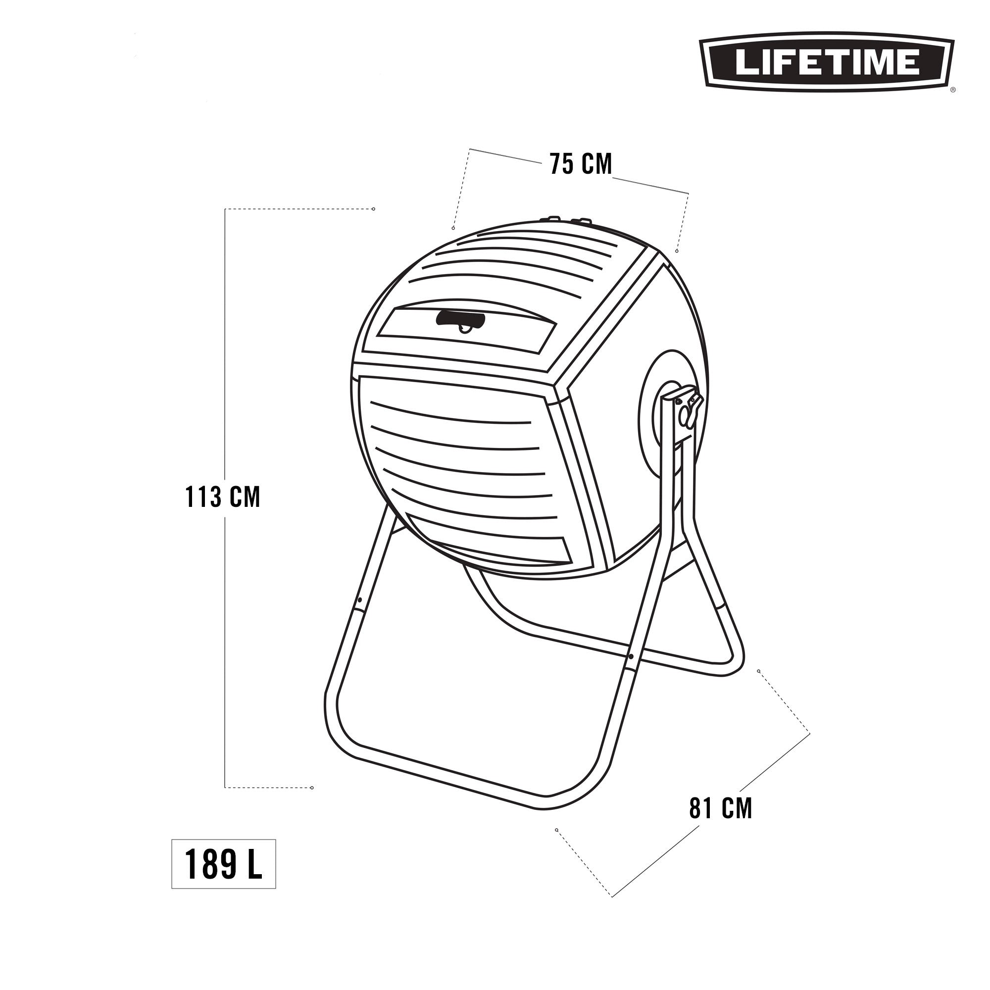 Compostor grande 189 l - 92301