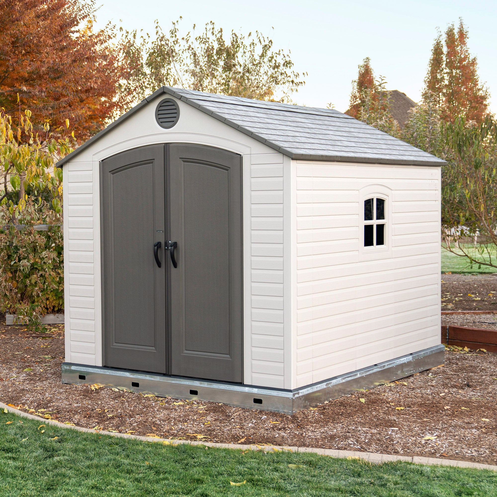 Abrigo de jardim com piso e janela 6,6 m2 - 92308