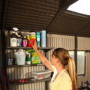Galpão de jardim com piso e janelas 11 m2 - 92310