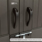 Galpão de jardim com piso e janelas 4,4 m² - 92317