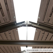 Galpão de jardim com piso e janelas 4,4 m² - 92317