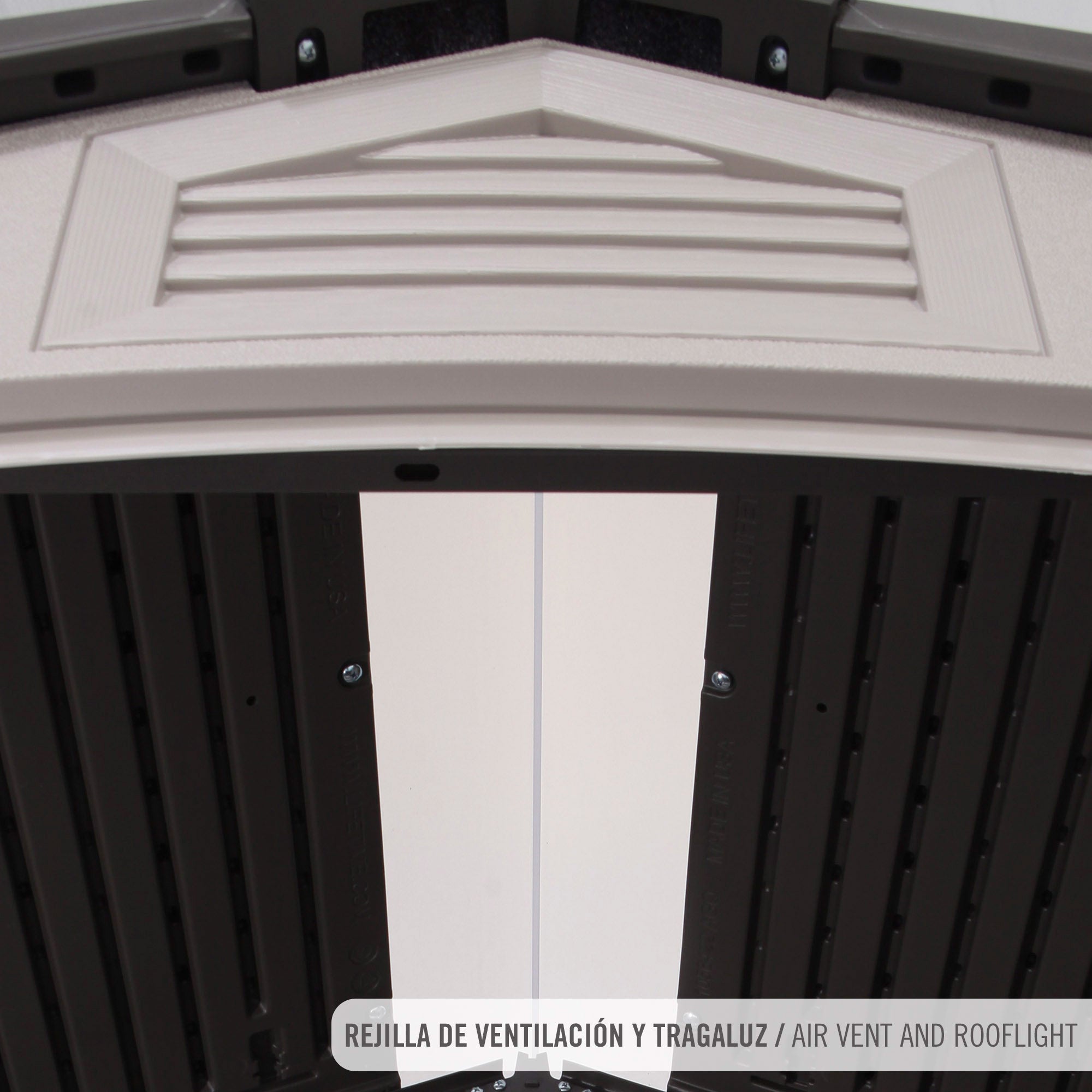 Galpão de jardim com piso e janelas 4,4 m² - 92317