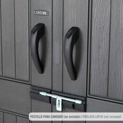 Galpão de jardim com piso e janelas 7,8 m² - 92319