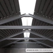 Galpão de jardim com piso e janelas 7,8 m² - 92319