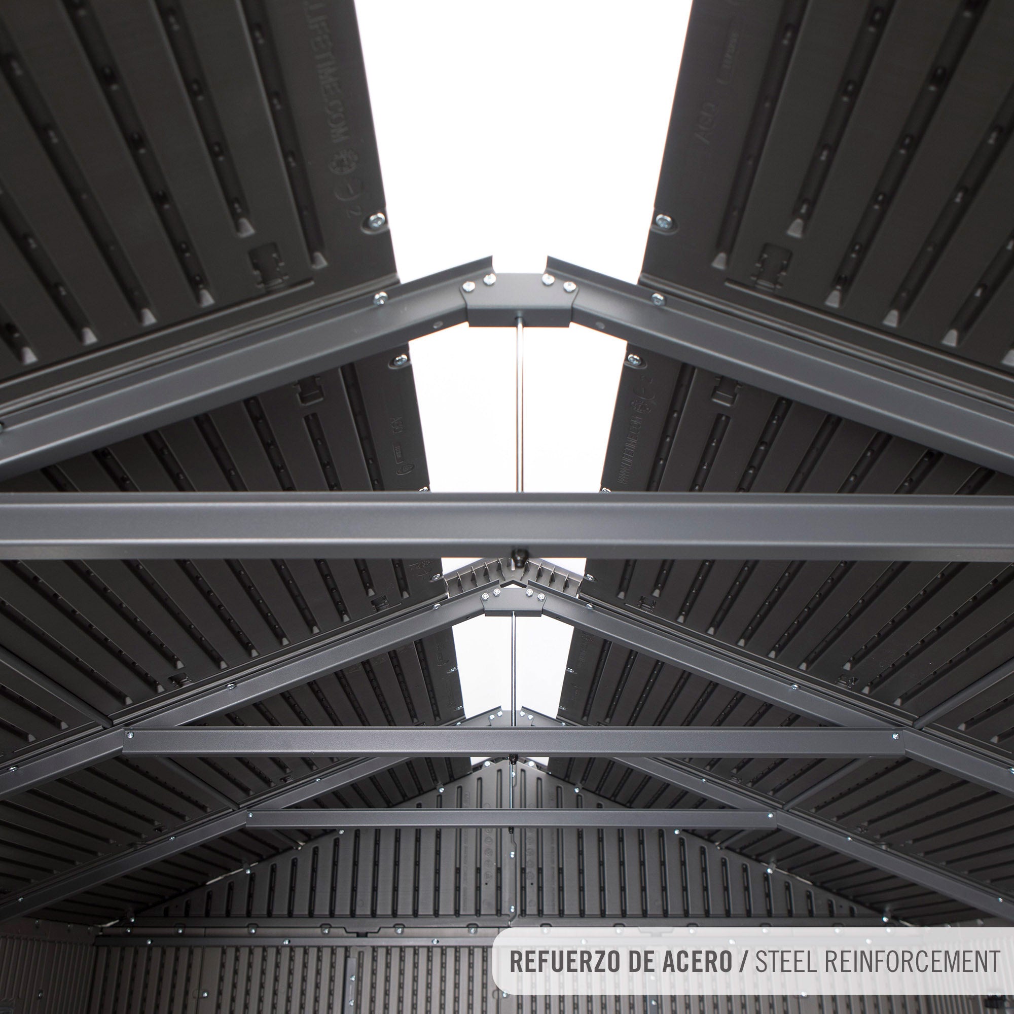 Galpão de jardim com piso e janelas 7,8 m² - 92319