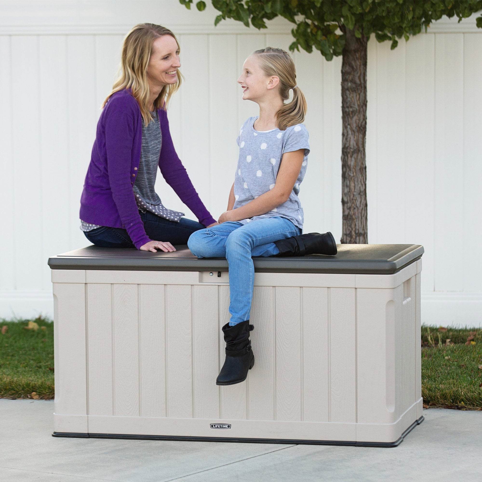 Arcón exterior crema 440 l - 92304 - Lifetime