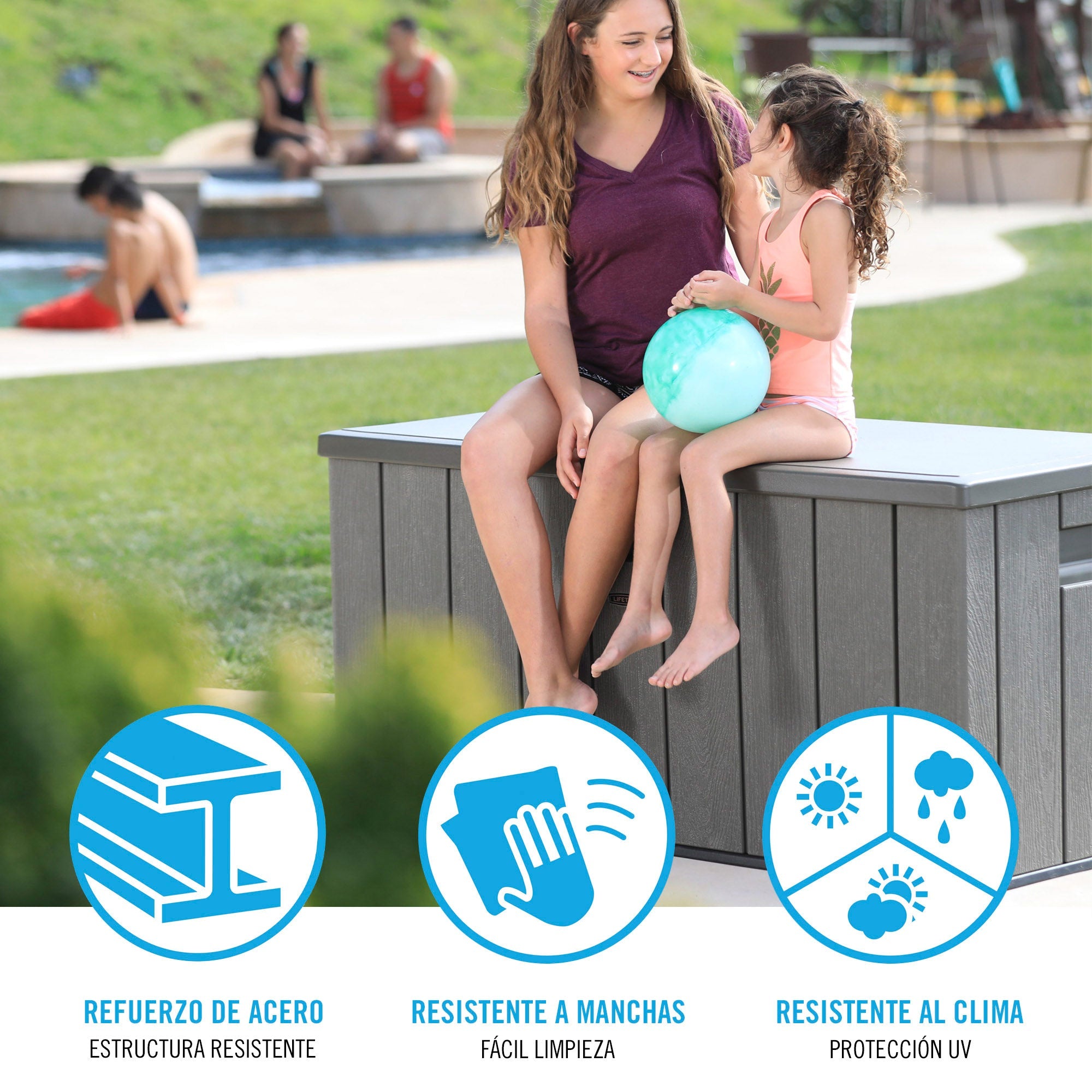 Arcón exterior Rough Cut - 568 l - 92307 - Lifetime