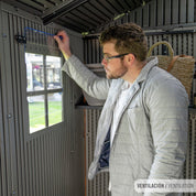 Caseta de jardín horizontal con suelo y ventana 7,6 m² - 92323 - Lifetime