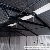 Caseta de jardín horizontal con suelo y ventana 7,6 m² - 92323 - Lifetime