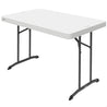 Mesa rectangular plegable blanca 122 x 76 x 74 cm - 92211 - Lifetime