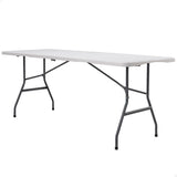PEAKFORM Mesa retangular dobrável tipo mala 180x70x74 cm