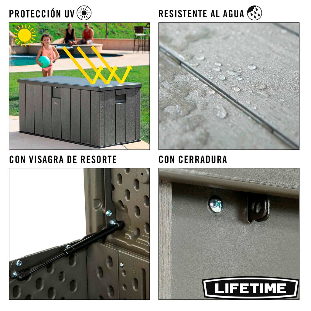 Arcón exterior Rough Cut - 568 l - 92307 - Lifetime