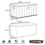 Arcón exterior Rough Cut - 568 l - 92307 - Lifetime