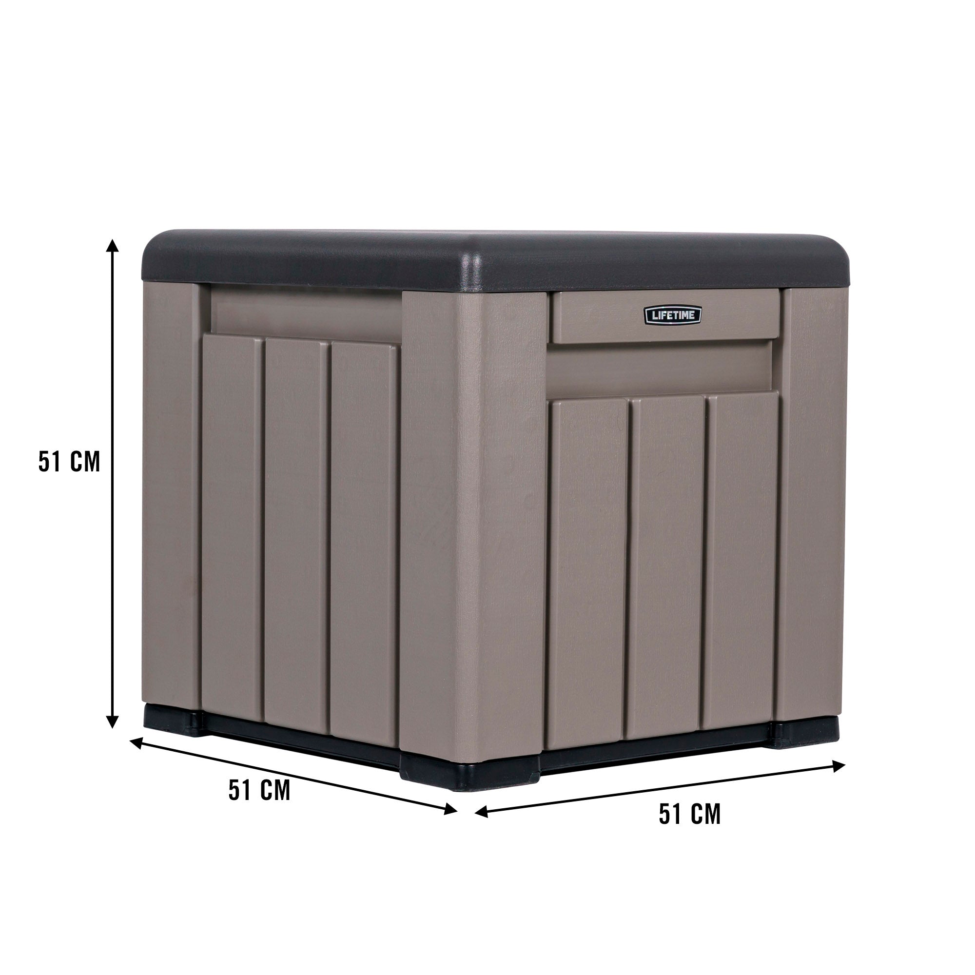 Baúl almacenaje exterior gris 95 l - 92312 - Lifetime