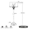 Canasta de baloncesto Slam-It altura regulable - 244/305 cm - 92401 - Lifetime