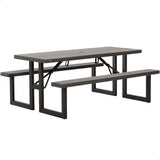 Mesa de piquenique dobrável Rough Cut™ Acabamento 183 x 142 x 75 cm - 92201