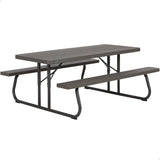Mesa de piquenique dobrável Rough Cut™ Acabamento 183 x 76 x 74 cm - 92200