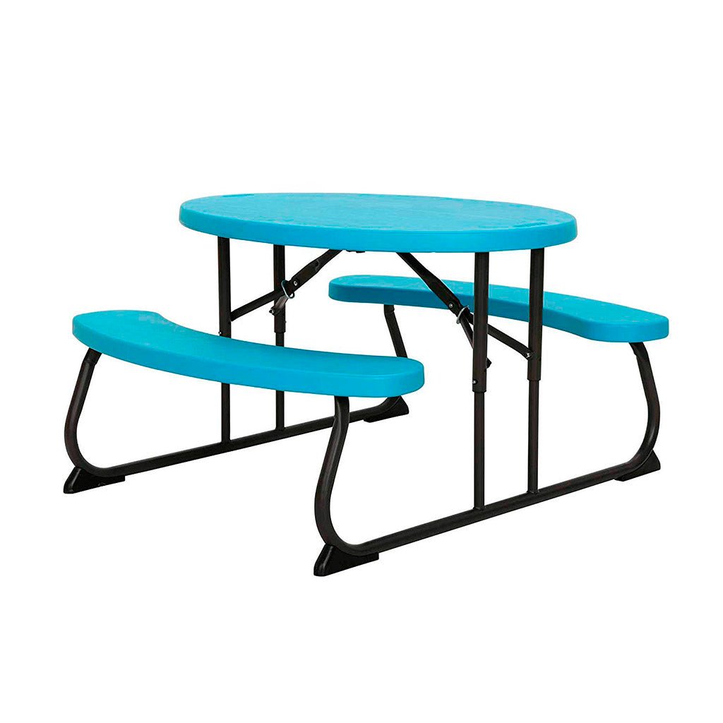 Mesa picnic plegable infantil ovalada - 85,5 x 100 x 53 cm - 92205 - Lifetime