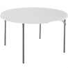 Mesa redonda plegable blanco - Ø122 x 74 cm - 92106 - Lifetime