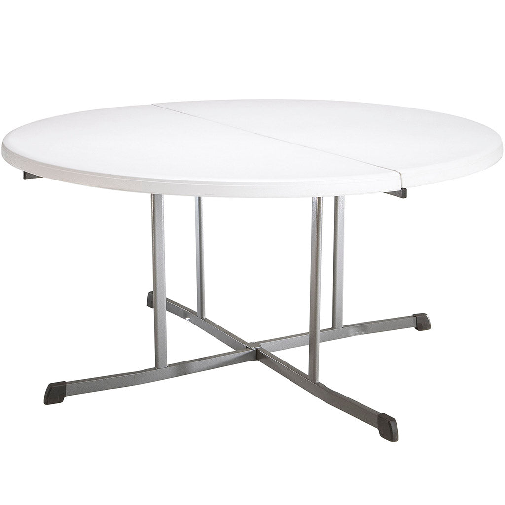 Mesa redonda plegable blanco - Ø152 x 75,5 cm - 92115 - Lifetime