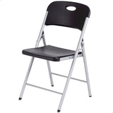 Cadeira dobrável portátil preta máx. 125 kg - 92208